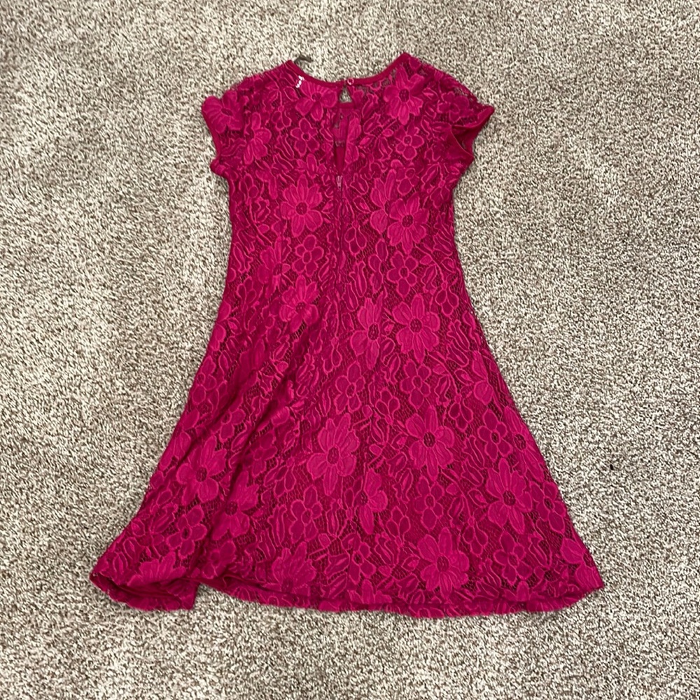 Pink Dress Floral